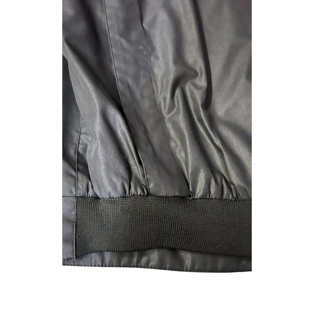 Vintage Member’s Only Jacket Juniors 7/8 Black Zip Padded Hong Kong 80s Used - Picture 12 of 16